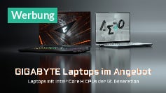 GIGABYTE, AERO &amp; AORUS: Jetzt bis 30% auf aktuelle Laptops sparen