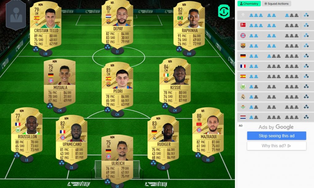 FIFA 23 Starterteam Bundesliga La Liga Hybrid