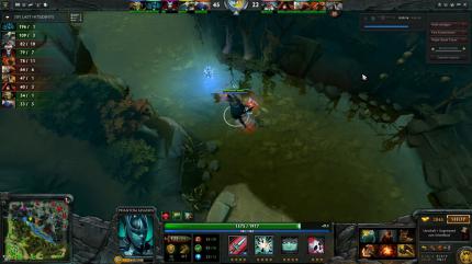 Dota 2: Runen spawnen in regelmäßigen Abständen an zwei designierten Stellen auf dem Fluss.