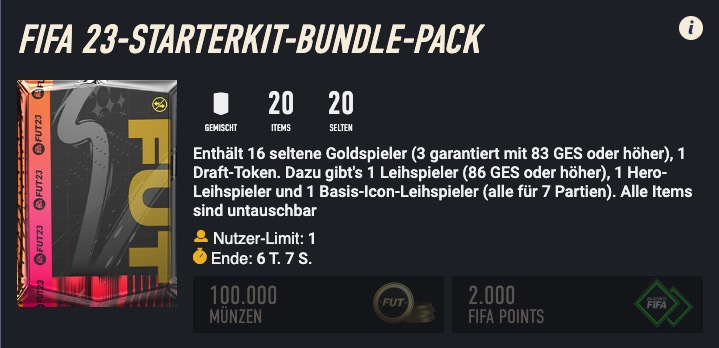 FIFA 23-Starterkits