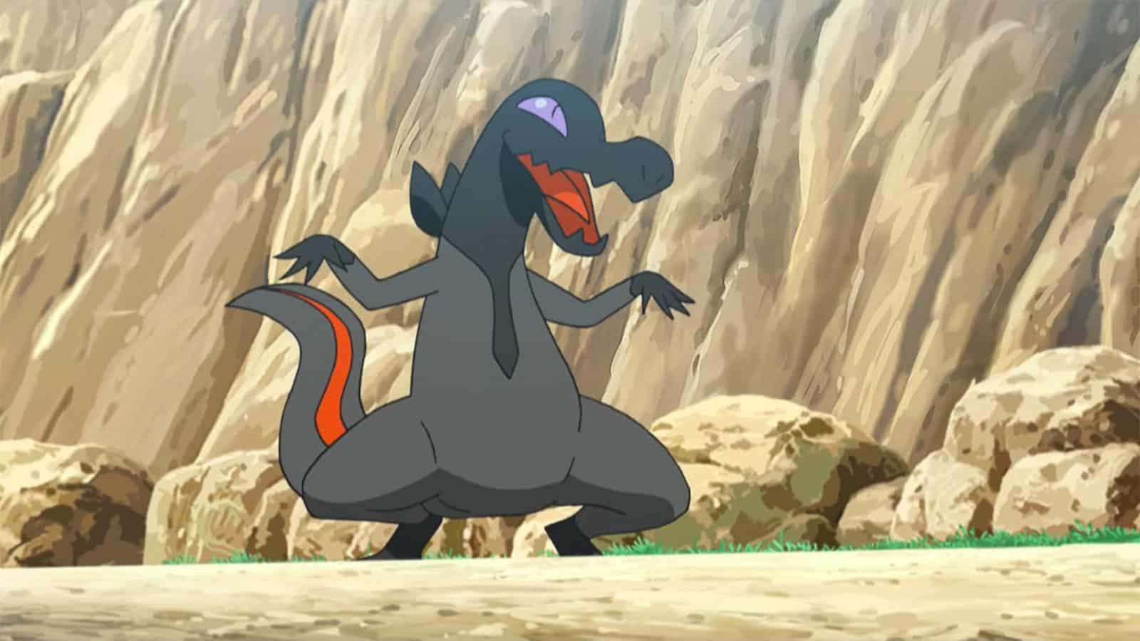 Salandit erscheint im Pokemon-Anime