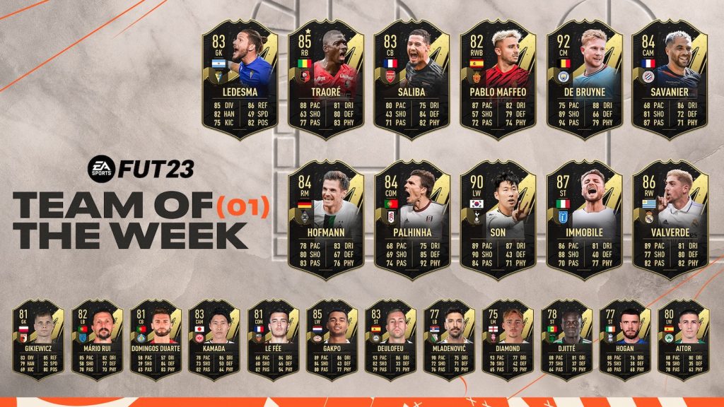 TOTW1 FIFA 23