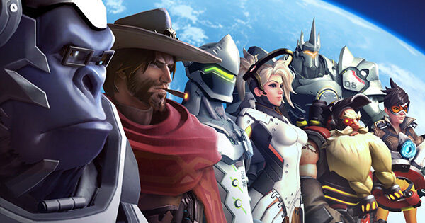 Overwatch 2 Winston, Cassidy, Genji, Mercy, Torbjörn, Reinhardt, Tracer