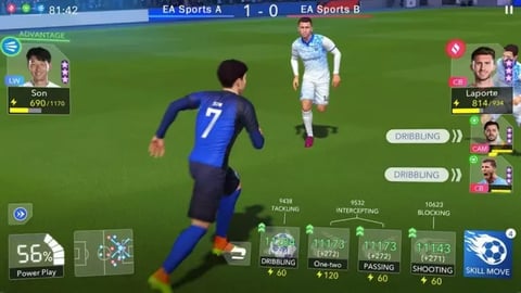 Taktisches Football-Gameplay