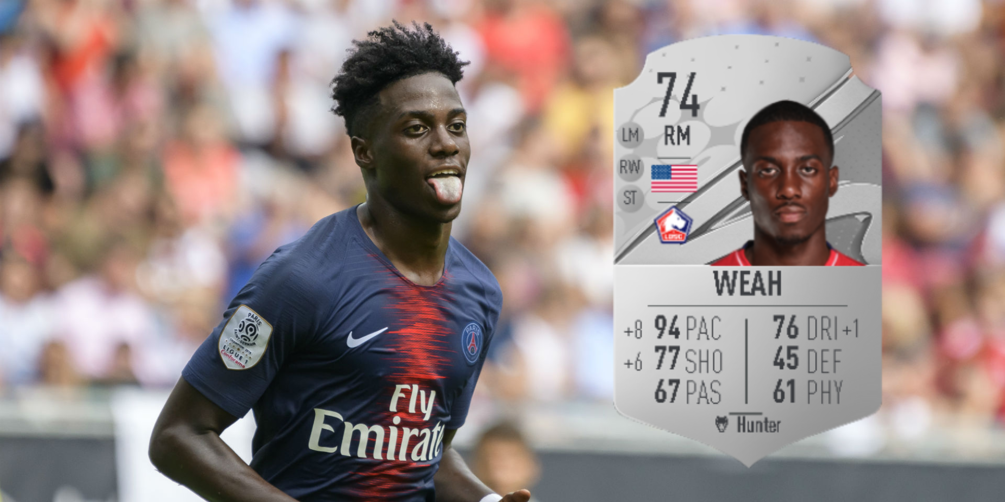 FIFA 23 Ultimate Team – Timothy Weah Silver Striker-Karte