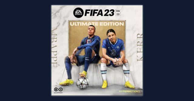 Kylian Mbappé und Sam Kerr werben für FIFA 23 (Abbildung: Electronic Arts)