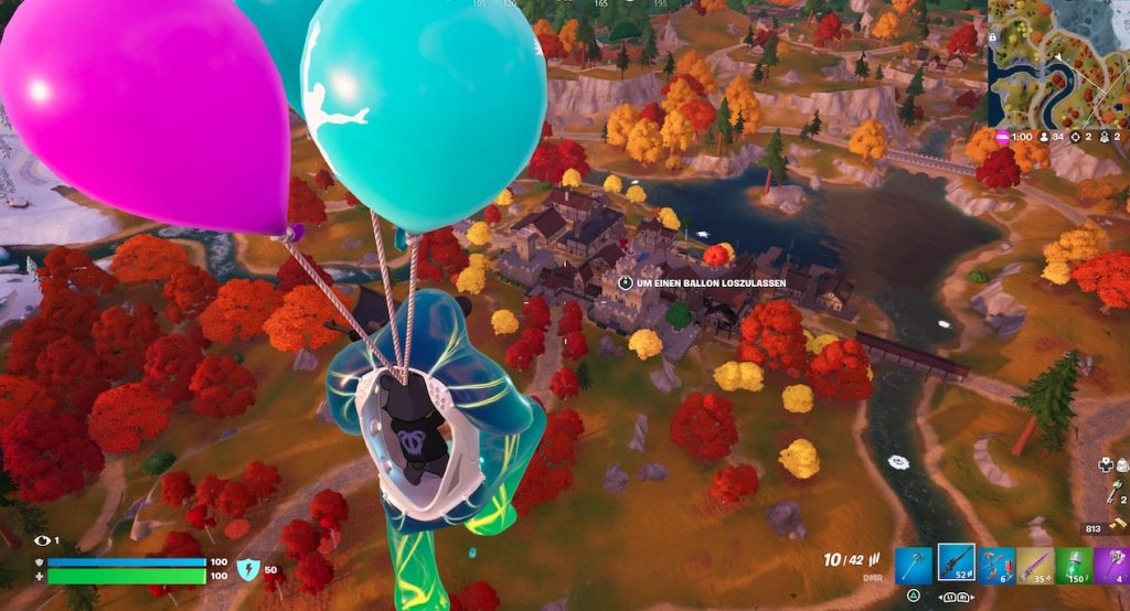 Fortnite Ballon Angriff