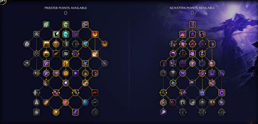 WoW Talentbaum Priester Drachenschwarm